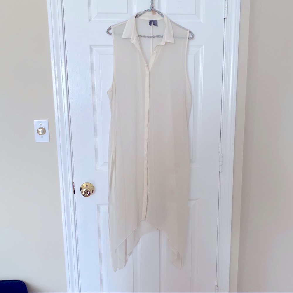 Sheer Sleeveless Top